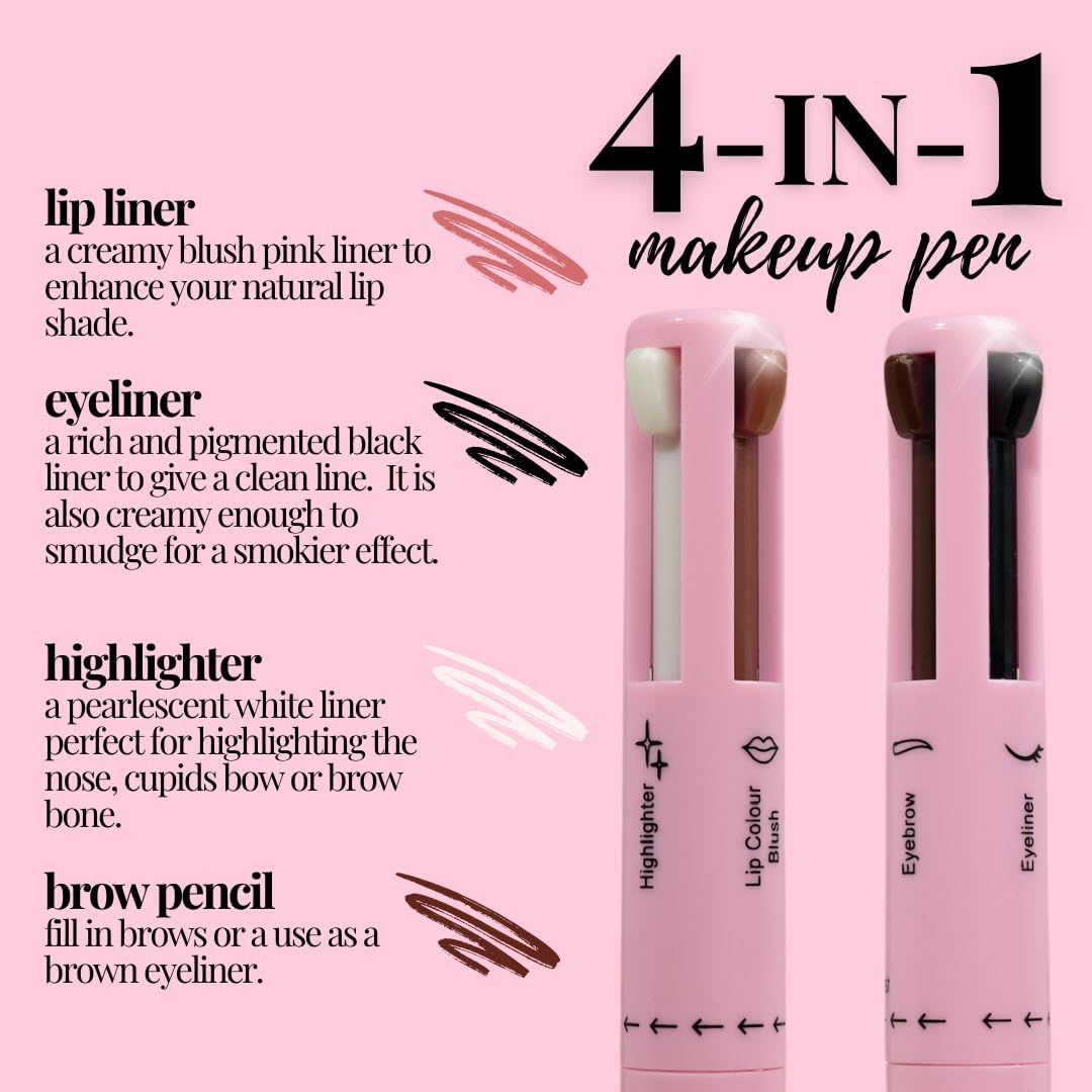 4-in-1 Multi-Effect Makeup Pen – Eyeliner Magic in One Tool!